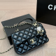 Black Casual Letters Patchwork Bags