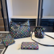 Black Casual Letters Patchwork Bags