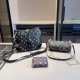 Black Casual Letters Chains Bags