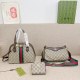 Brown Casual Letters Zipper Bags