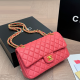 Red Casual Letters Chains Bags