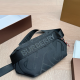Dark Gray Daily Letters Patchwork Bags