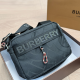 Black Daily Letters Zipper Bags