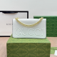 White Daily Letters Chains Bags