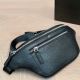 Black Daily Solid Color Zipper Bags