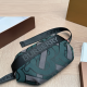 Black Green Daily Letters Patchwork Bags