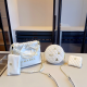 White Daily Letters Chains Bags