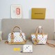 White Daily Letters Patchwork Bags