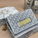Grey Daily Letters Patchwork Bags