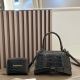 Black Daily Letters Patchwork Bags