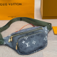 Gray Green Daily Letters Zipper Bags
