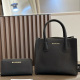 Black Daily Letters Zipper Bags