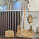 Khaki Daily Letters Chains Bags