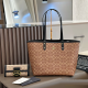 Black Brown Daily Letters Patchwork Bags