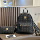 Black Daily Letters Zipper Bags
