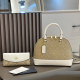 Cream White Daily Letters Zipper Bags