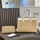 White Daily Letters Patchwork Bags