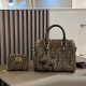 Brown Daily Letters Zipper Bags