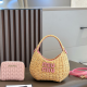 Pink Daily Letters Knit Bags