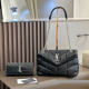 Black Daily Letters Chains Bags