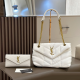 White Daily Letters Chains Bags