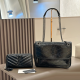 Black Daily Letters Chains Bags