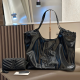 Black Daily Letters Patchwork Bags