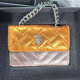 Pink Daily Solid Color Sequins Bags