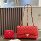 Red Daily Letters Patchwork Bags