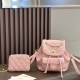 Pink Daily Letters Patchwork Bags