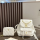 White Daily Letters Patchwork Bags