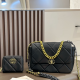 Black Daily Letters Chains Bags