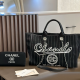 Black Daily Letters Patchwork Bags