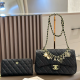 Black Daily Letters Patchwork Bags