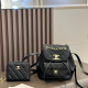 Black Daily Letters Patchwork Bags