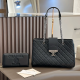 Black Daily Letters Chains Bags