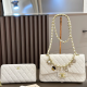 White Daily Letters Patchwork Bags