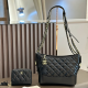 Black Daily Letters Zipper Bags