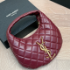Burgundy Daily Letters Zipper Bags