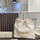 White Daily Letters Patchwork Bags