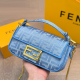 Blue Daily Letters Metal Accessories Trim Bags
