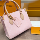 Pink Daily Letters Patchwork Bags
