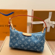 Blue Daily Letters Zipper Bags