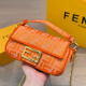 Orange Daily Letters Metal Accessories Trim Bags