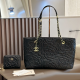 Black Daily Letters Patchwork Bags