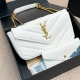 White Daily Letters Chains Bags