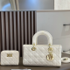 White Daily Letters Metal Accessories Trim Bags