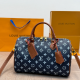 Blue Daily Letters Zipper Bags