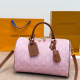 Pink Daily Letters Zipper Bags