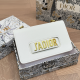 White Daily Letters Contrast Bags